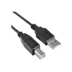 Nilox - Cavo USB - USB Tipo B (M) a USB (M) - USB 2.0 - 1.8 m - nero