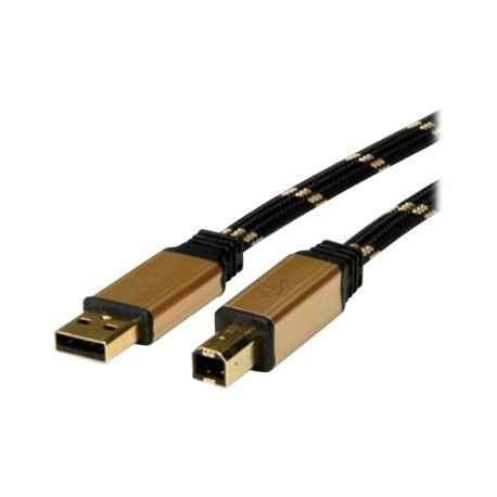 Nilox - Cavo USB - USB Tipo B (M) a USB (M) - USB 2.0 - 3 m - nero