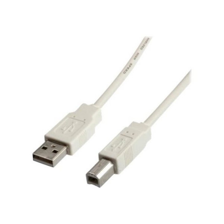 Nilox - Cavo USB - USB Tipo B (M) a USB (M) - USB 2.0 - 4.5 m - bianco