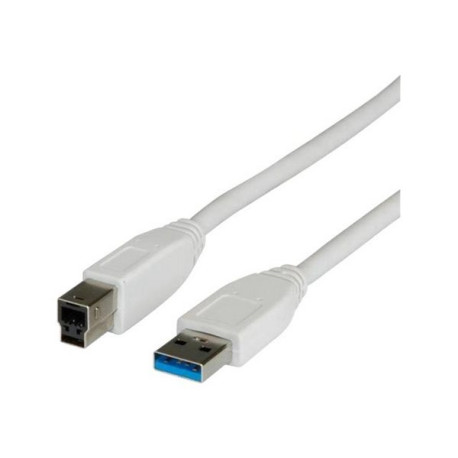 Nilox - Cavo USB - USB Type B (M) a USB Tipo A (M) - USB 3.0 - 80 cm - grigio