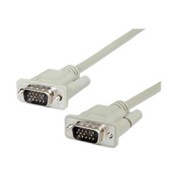 Nilox - Cavo VGA - HD-15 (VGA) (M) a HD-15 (VGA) (M) - 1.8 m - grigio