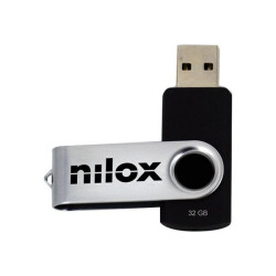 Nilox - Chiavetta USB - 32 GB - USB 3.0 - argento