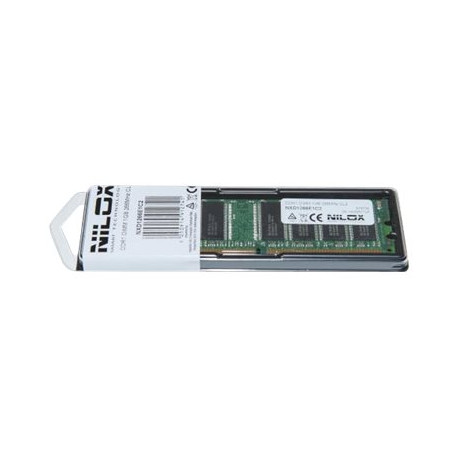 Nilox - DDR - modulo - 1 GB - DIMM 184-PIN - 400 MHz / PC3200 - CL3 - 2.5 V - senza buffer - non ECC