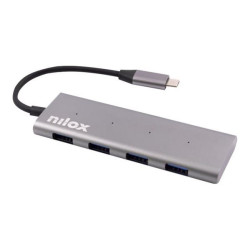 Nilox - Hub - 4 x SuperSpeed USB 3.0 - desktop