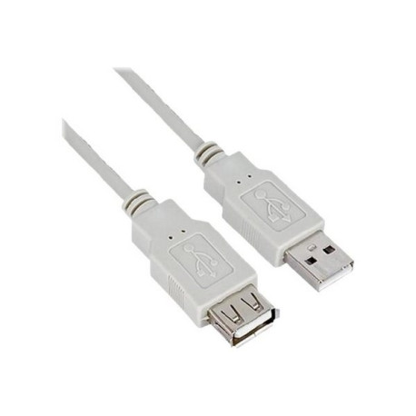 Nilox - Prolunga USB - USB (F) a USB (M) - USB 2.0 - 1.8 m - grigio