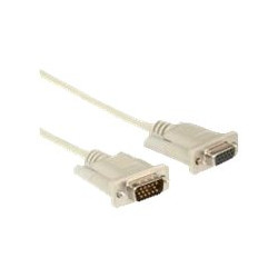 Nilox - Prolunga VGA - HD-15 (VGA) (F) a HD-15 (VGA) (M) - 1.8 m - grigio