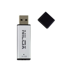 Nilox 2.0 A - Chiavetta USB - 16 GB - USB 2.0 - argento