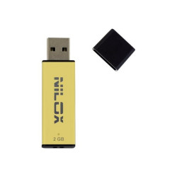 Nilox 2.0 A - Chiavetta USB - 2 GB - USB 2.0 - giallo