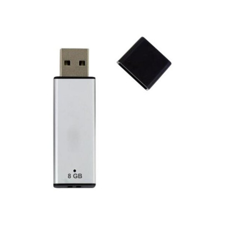 Nilox 2.0 A - Chiavetta USB - 8 GB - USB 2.0 - argento