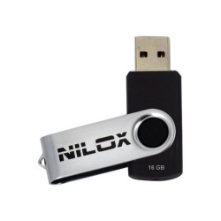 Nilox 2.0 S - Chiavetta USB - 16 GB - USB 2.0 - nero