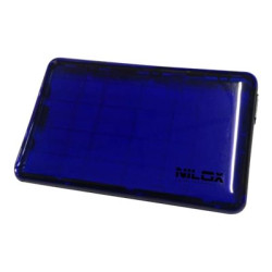 Nilox DH0002 - Box esterno - 2.5" - SATA 3Gb/s - USB 3.0 - blu trasparente