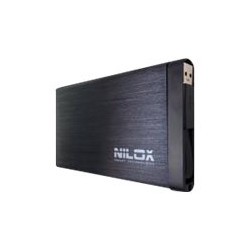 Nilox DH0002BKALUSB - Box esterno - 2.5" - SATA - USB 3.0 - nero