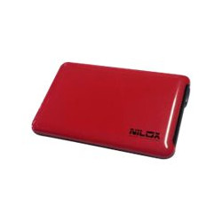 Nilox DH0002RD - Box esterno - 2.5" - SATA - 5 Gbit/s - USB 3.0 - rosso