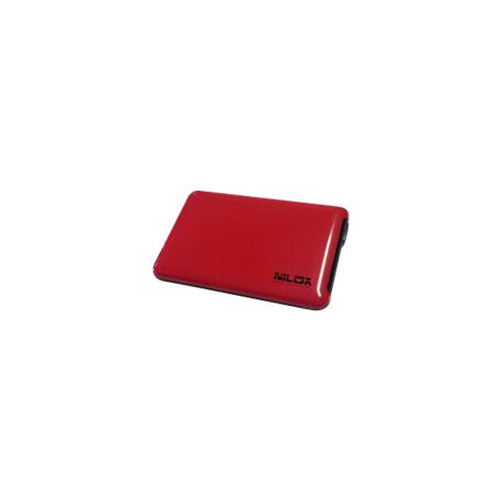 Nilox DH0002RD - Box esterno - 2.5" - SATA - 5 Gbit/s - USB 3.0 - rosso