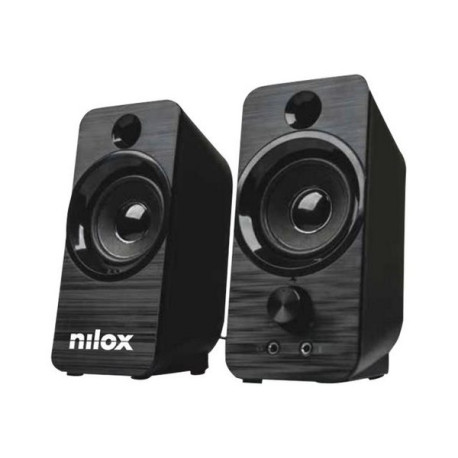 Nilox NXAPC02 - Altoparlanti - per PC - USB - 6 Watt (Totale) - nero