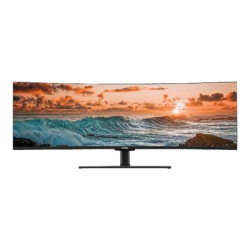 Nilox NXMMELED49CRVD - Monitor a LED - gaming - curvato - 49" - 3840 x 1080 DFHD @ 144 Hz - VA - 350 cd/m² - 3000:1 - HDR400 - 