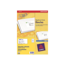 Avery - 33.9 x 64 mm 600 pezzi (25 foglio(i) x 24) Etichette per indirizzi