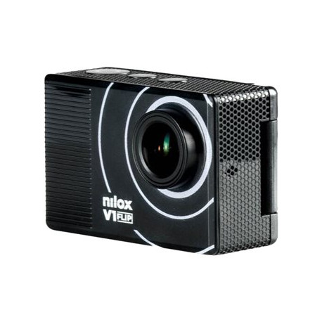 Nilox V1 FLIP - Action camera - 4K - 4.0 MP - Wireless LAN - impermeabile fino a 30 m - nero