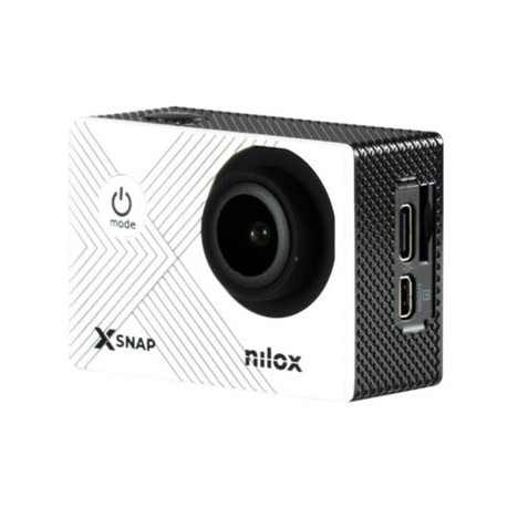 Nilox X-SNAP - Action camera - 4K - 4.0 MP - Wireless LAN - impermeabile fino a 30 m - bianco