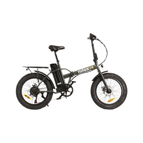 Nilox X8 Plus - Fat bike - elettrico - pieghevole - 7-velocità - diametro ruota: 20"