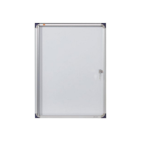 Nobo Extra - Bacheca chiusa - montabile a parete - 450 x 630 mm - 4 x A4 - magnetica - bianco