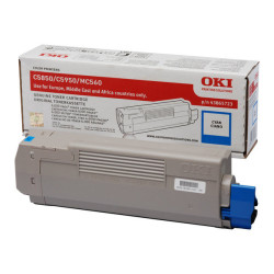 OKI - Ciano - originale - cartuccia toner - per OKI MC560dn, MC560n- C5850dn, 5850n, 5950cdtn, 5950dn, 5950dtn, 5950n