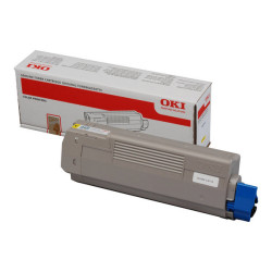 OKI - Giallo - originale - cartuccia toner - per C610dn, 610dtn, 610n