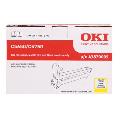 OKI - Giallo - originale - kit tamburo - per C5650dn, 5650n, 5750dn, 5750n