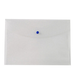 Busta con bottone - PPL - 22 x 30 cm - trasparente neutro - Starline