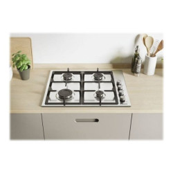 Candy CHG6LX - Piano cottura a gas - 4 piastre - Nicchia - larghezza: 56 cm - prof. 48 cm - acciao inox - acciaio inossidabile