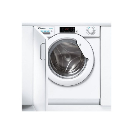 Candy SMART CBD 485D1E/1-S - Lavasciuga - a incasso - larghezza: 60 cm - prof. 52.5 cm - altezza: 87.5 cm - caricamento frontal