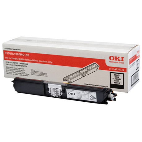 Oki - Toner - Nero - C110 C130N - 44250724 - 2.500 pag