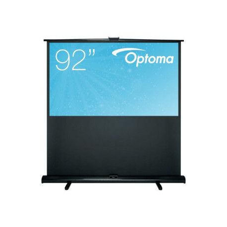 Optoma Panoview Pull Up DP-9092MWL - Schermo per proiezione - 92" (234 cm) - 16:9 - Matte White - nero