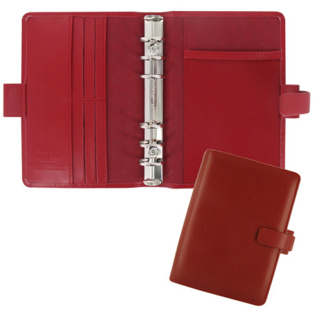 Organiser Metropol Personal - similpelle - rosso - 18,8 x 13,5 x 3,8cm - Filofax