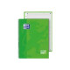 Oxford Touch Favorit Neon 1 A4+ - Taccuino - rilegatura a spirale - 80 fogli / 160 pagine - a righe - verde - cartone