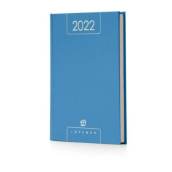 AGENDA GIORNALIERA 15X21 ALFA IN PAPERCOAT AZZURRO