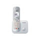 Panasonic KX-TG6851 - Telefono cordless con ID chiamante/chiamata in attesa - DECTGAP - 3-way capacità di chiamata - argento pe