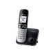 Panasonic KX-TG6851 - Telefono cordless con ID chiamante/chiamata in attesa - DECTGAP - 3-way capacità di chiamata - nero