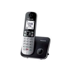 Panasonic KX-TG6851 - Telefono cordless con ID chiamante/chiamata in attesa - DECTGAP - 3-way capacità di chiamata - nero