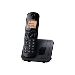 Panasonic KX-TGC250 - Telefono cordless con ID chiamante/chiamata in attesa - DECTGAP - nero