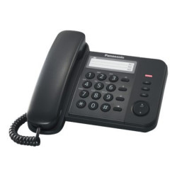 Panasonic KX-TS520EX1B - Telefono con filo - nero