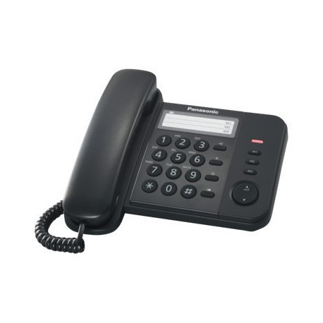 Panasonic KX-TS520EX1B - Telefono con filo - nero