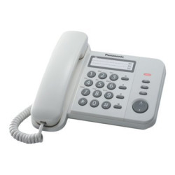 Panasonic KX-TS520EX1W - Telefono con filo - bianco