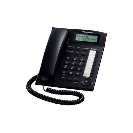 Panasonic KX-TS880EXB - Telefono con filo con ID chiamante - nero