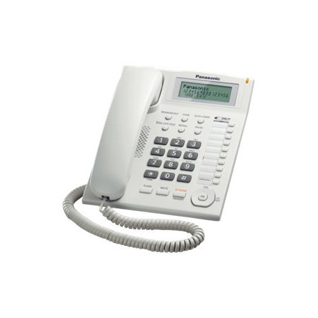 Panasonic KX-TS880EXW - Telefono con filo con ID chiamante - bianco