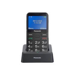 Panasonic KX-TU155 - Telefono con funzionalità - dual SIM - microSD slot - display LCD - 240 x 320 pixel - rear camera 0.3 MP -