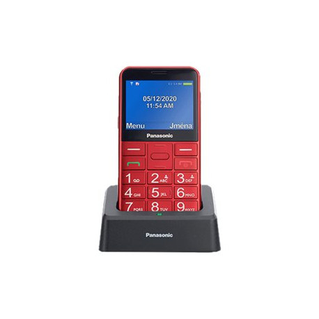 Panasonic KX-TU155 - Telefono con funzionalità - dual SIM - microSD slot - display LCD - 240 x 320 pixel - rear camera 0.3 MP -