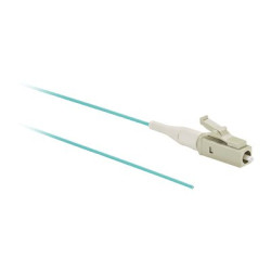 Panduit NetKey - A cavatappi - LC multi-mode (M) - 1 m - fibra ottica - 50 / 125 micron - OM4 - montante - aqua