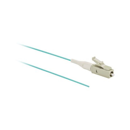 Panduit NetKey - A cavatappi - LC multi-mode (M) - 1 m - fibra ottica - 50 / 125 micron - OM4 - montante - aqua