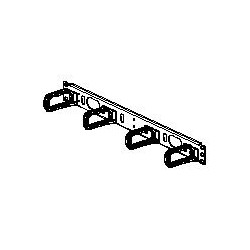 Panduit Open-Access Horizontal Cable Manager - Pannello gestione cavi - nero - 1U - 19"